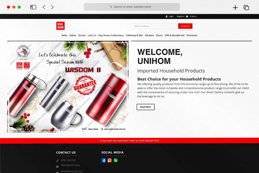 ecommerce web design Penang